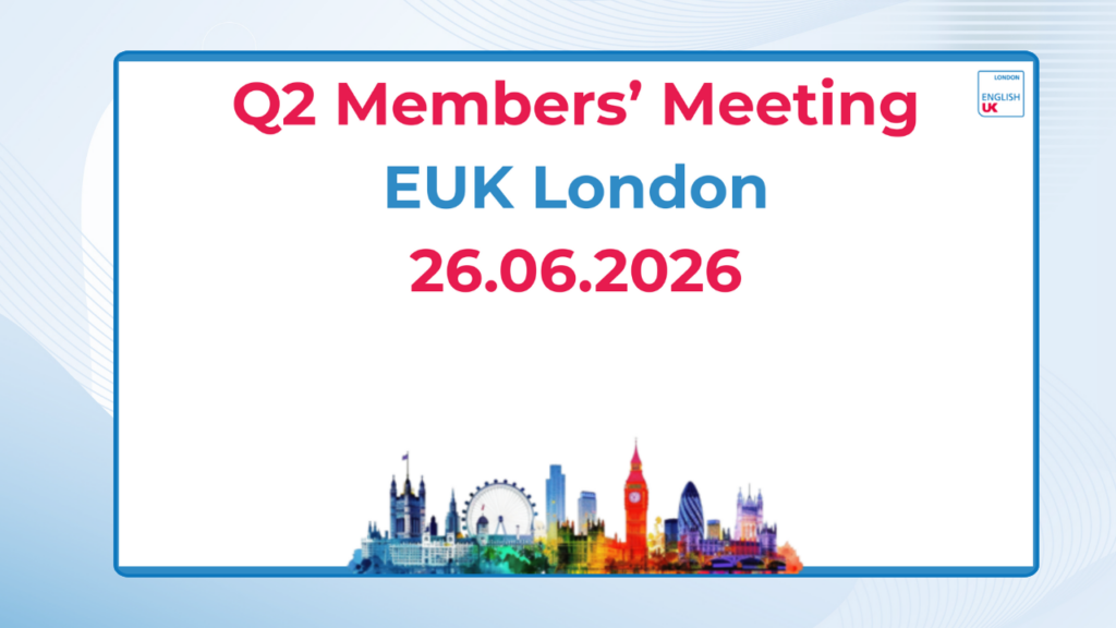 English UK London - Q2 members meeting